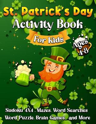 Book cover for St Patrick's Day Activity Book For Kids