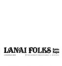 Book cover for Lanai Folks