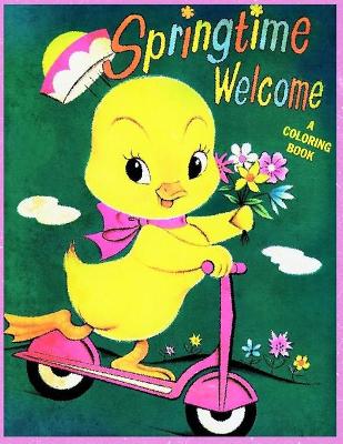 Book cover for Springtime Welcome Coloring Book