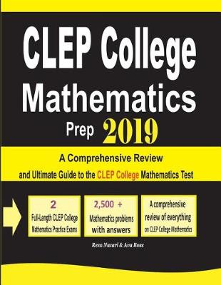 Book cover for CLEP College Mathematics Prep 2019