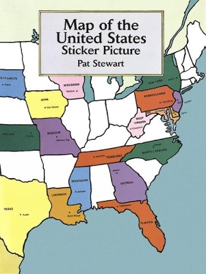 Book cover for Map of the United States Sticker Picture