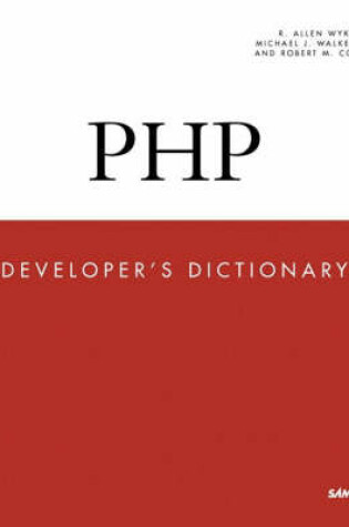 Cover of PHP Developer's Dictionary