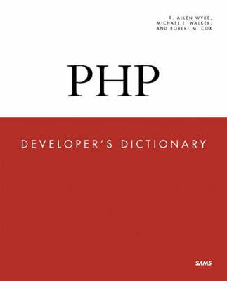 Book cover for PHP Developer's Dictionary