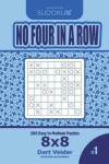 Book cover for Sudoku No Four in a Row - 200 Easy to Medium Puzzles 8x8 (Volume 1)
