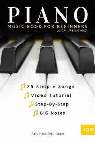 Cover of Piano Book for Beginners - Part 1