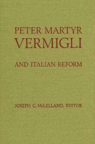Cover of Peter Martyr Vermigli