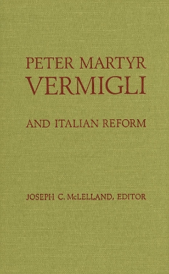 Book cover for Peter Martyr Vermigli
