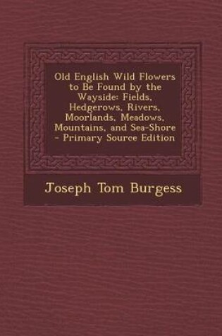 Cover of Old English Wild Flowers to Be Found by the Wayside