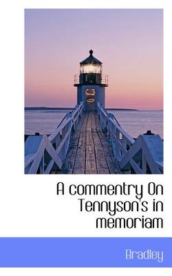 Book cover for A Commentry on Tennyson's in Memoriam