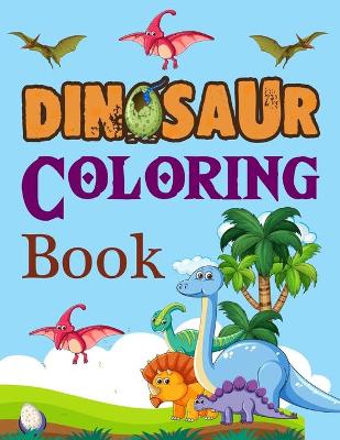 Book cover for Dinosaur Coloring Book