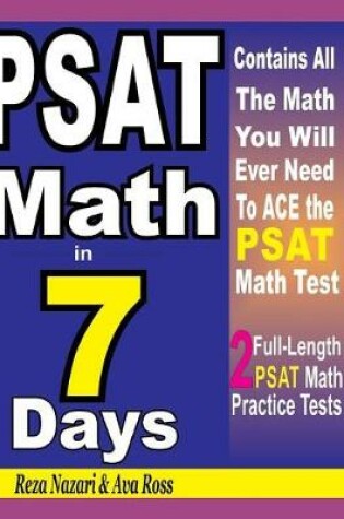Cover of PSAT Math in 7 Days