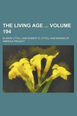 Cover of The Living Age Volume 194