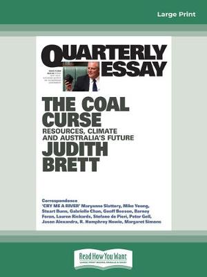 Book cover for Quarterly Essay 78 The Coal Curse