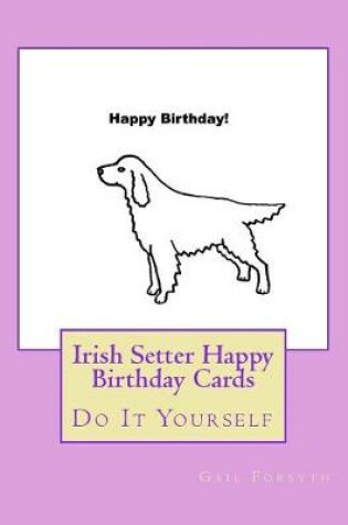 Cover of Irish Setter Happy Birthday Cards