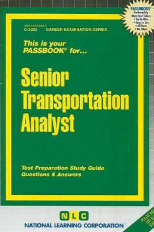 Cover of Senior Transportation Analyst