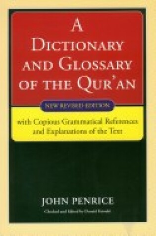 Cover of Dictionary and Glossary of the Quran