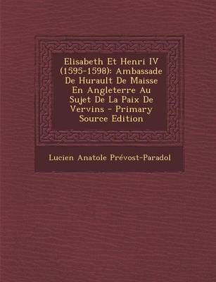 Book cover for Elisabeth Et Henri IV (1595-1598)