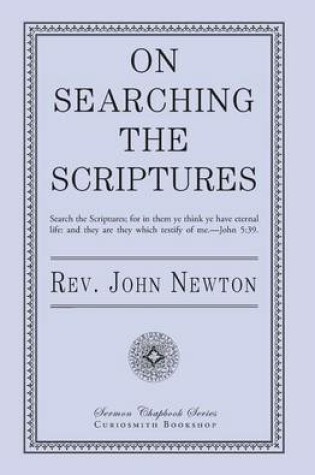 Cover of On Searching the Scriptures