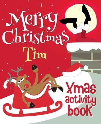 Book cover for Merry Christmas Tim - Xmas Activity Book