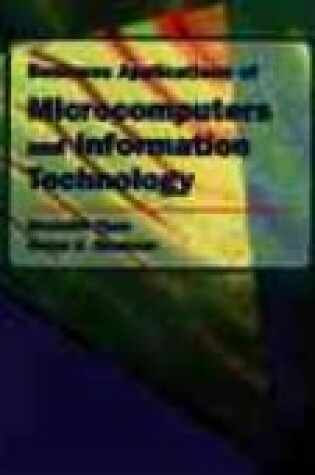 Cover of Business Applications of Microcomputers and Information Technology