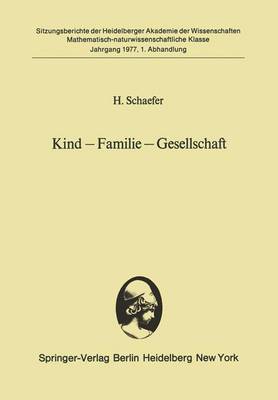 Cover of Kind — Familie — Gesellschaft