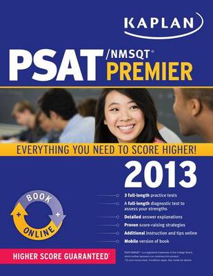 Book cover for Kaplan PSAT/NMSQT Premier 2013