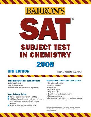 Book cover for HTP SAT Subject Test in Chemistry