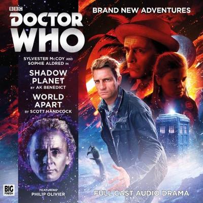 Book cover for Doctor Who Main Range: Shadow Planet / World Apart