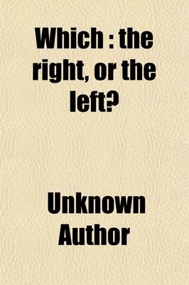 Book cover for Which; The Right, or the Left?