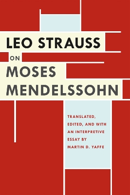Book cover for Leo Strauss on Moses Mendelssohn