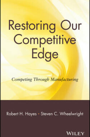 Cover of Restoring Our Competitive Edge