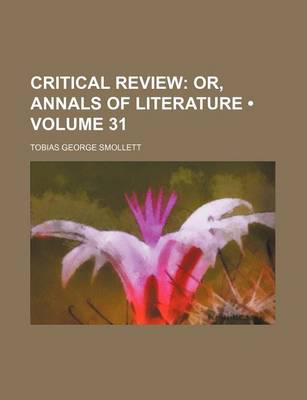 Book cover for The Critical Review Volume 31