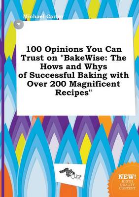 Book cover for 100 Opinions You Can Trust on Bakewise