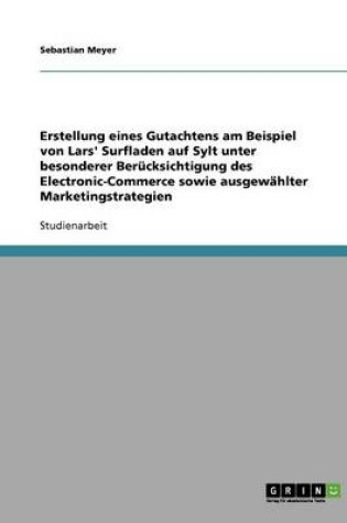 Cover of Erstellung eines Gutachtens am Beispiel von Lars' Surfladen auf Sylt unter besonderer Berucksichtigung des Electronic-Commerce sowie ausgewahlter Marketingstrategien