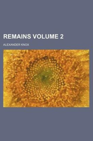 Cover of Remains Volume 2