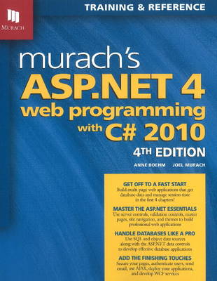 Book cover for Murach's ASP.NET 4 web programming with C# 2010