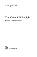 Book cover for You Can't Kill the Spirit