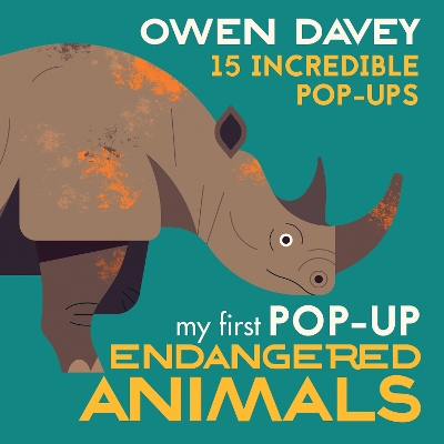 Book cover for My First Pop-Up Endangered Animals