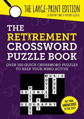 Book cover for The Retirement Crossword Puzzle Book