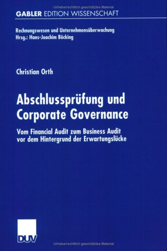 Book cover for Abschlussprufung Und Corporate Governance