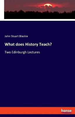 Book cover for What does History Teach?