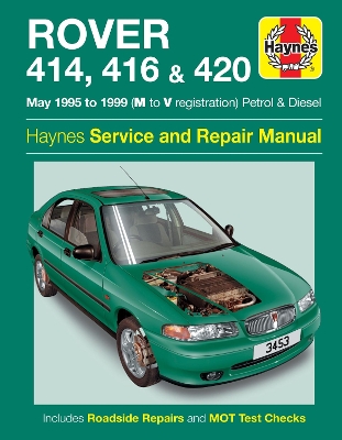 Book cover for Rover 414, 416 & 420 Petrol & Diesel (May 95 - 99) M To V