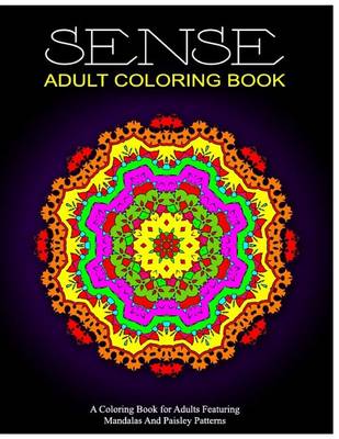 Book cover for SENSE ADULT COLORING BOOK - Vol.9