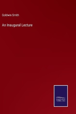 Cover of An Inaugural Lecture