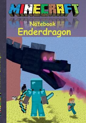 Book cover for Minecraft Notebook Enderdragon (Day)