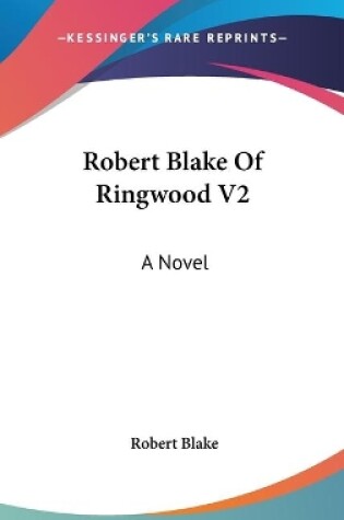Cover of Robert Blake Of Ringwood V2