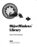 Book cover for Windows Programmer's Guide to ObjectWindows Libraries