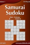 Book cover for Samurai Sudoku - Easy to Extreme - Volume 1 - 159 Puzzles