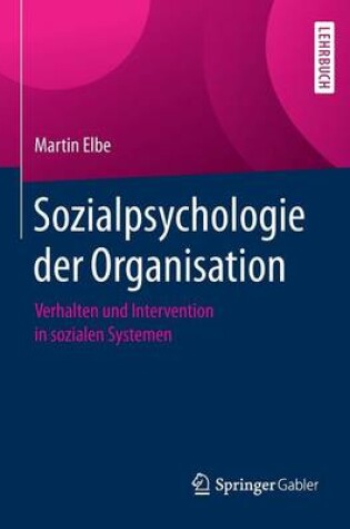 Cover of Sozialpsychologie der Organisation