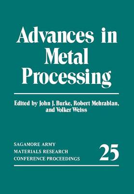 Book cover for Advances in Metal Processing